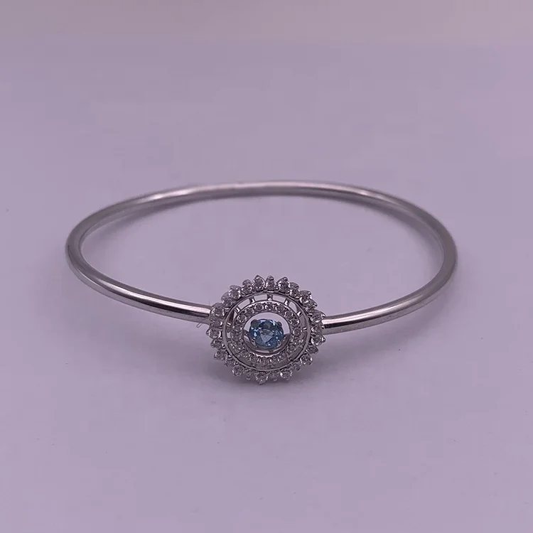 product-BEYALY-Characteristic Gemstone Silver Prom Jewelry Platinum Bracelet-img