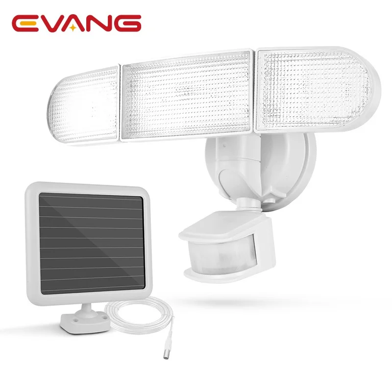 Waterproof Security Light Eave Mount Floodlight Sensor LED Security Solar Light