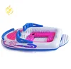 Customized 6 people inflatable island boat small party beach recreation floating water inflatable wave bay floating island