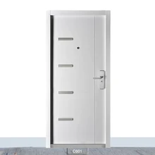 العلامة التجارية مخصصة الساخن في أمريكا الجنوبية باب المنزل الداخلية عادي الأبيض الباب