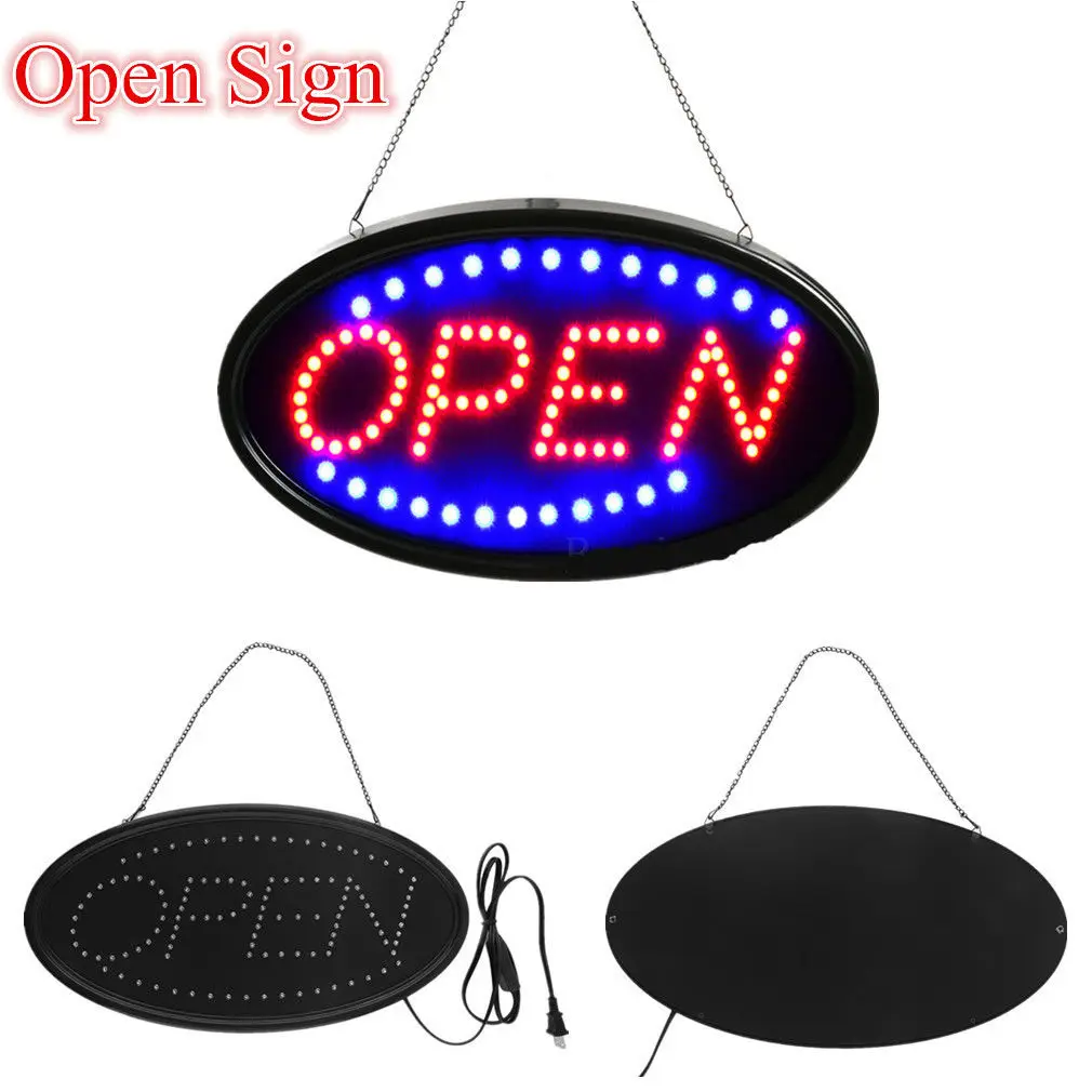 Best Selling Bright Led Open Sign With Animation On And Off Switch With ...