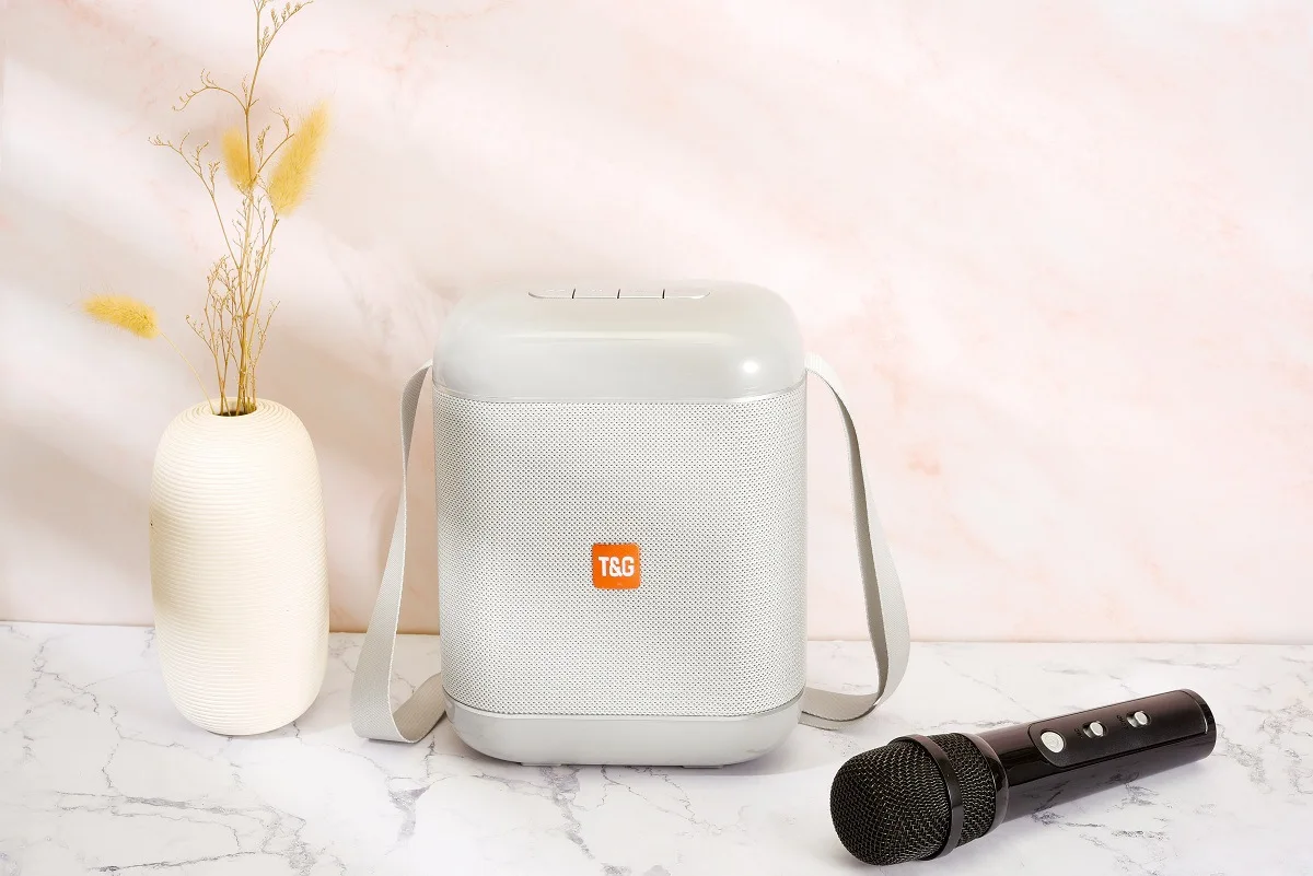 TG523K wireless Karaoke Bluetooth speaker Outdoor portable handheld card square dance subwoofer booth stereo - ANKUX.COM