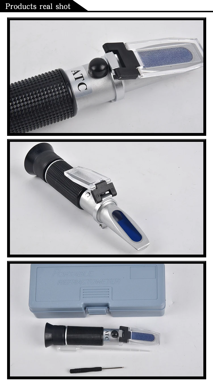 Hand Held Brix Refractometer For Brix Sugar Beer 018 Brix