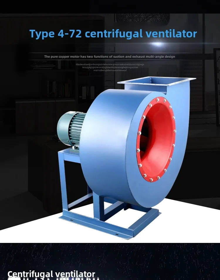 Centrifugal Induced Draft Fan, 4-72, 380 V, 1000m³ - detail 2