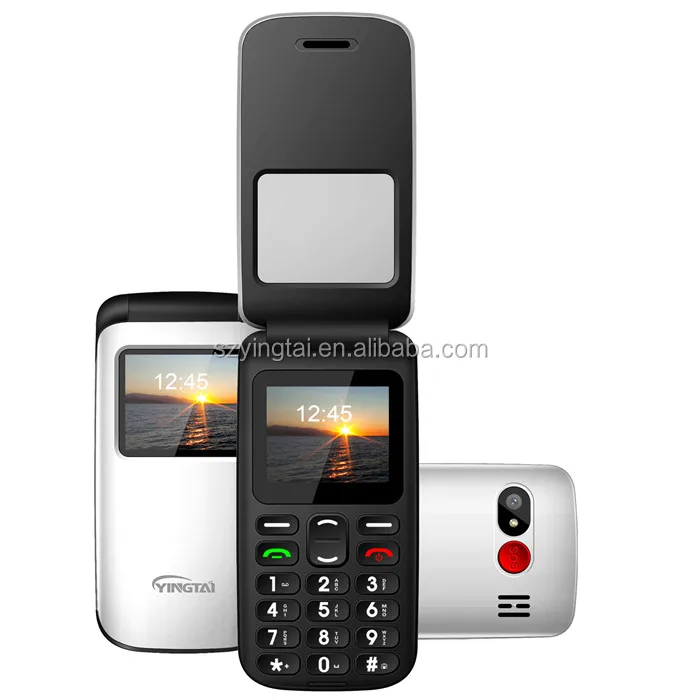 Cheap Unlocked Cell Phone 1.77 Inch Display Flip Senior Gsm Simple