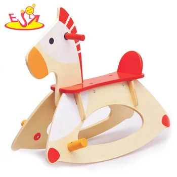 wooden rocking horse for toddlers