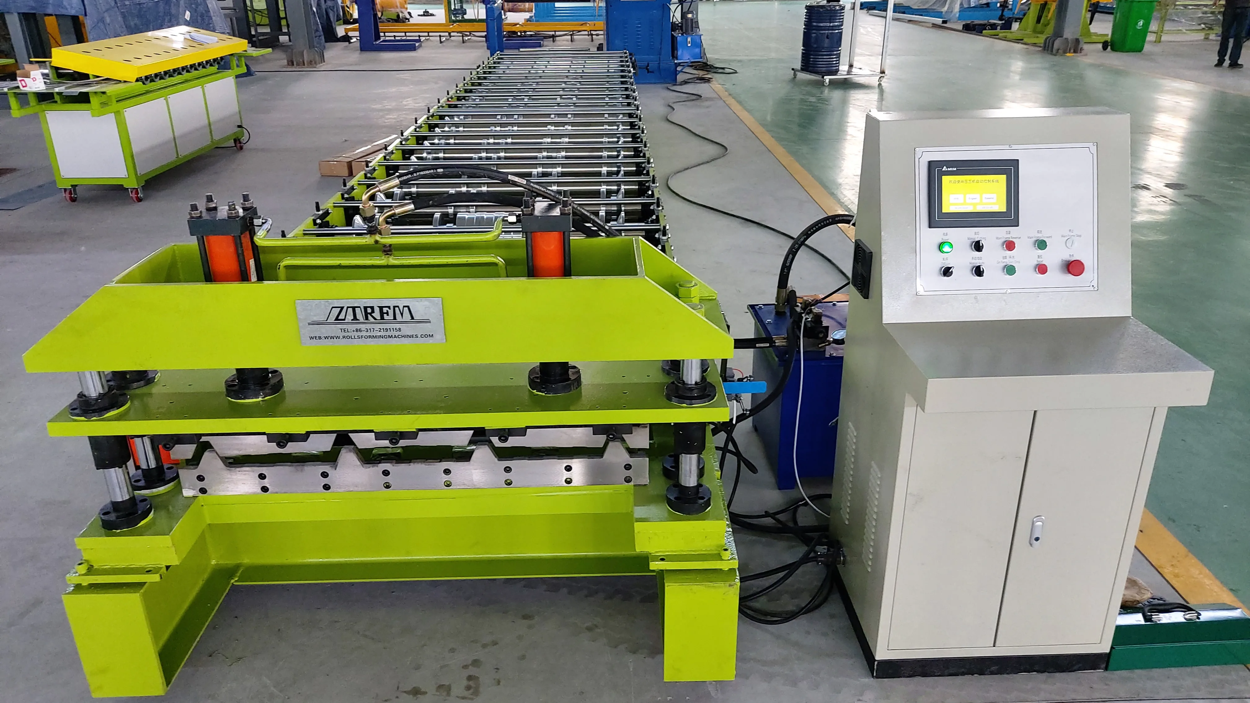 IBR Trapezoidal tile/panel roll forming machine popular machine