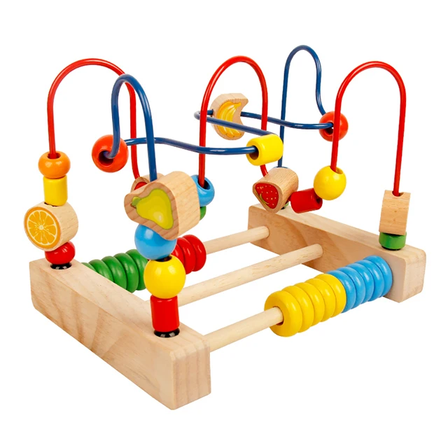 Laberinto Madera Juguete De Berinto De Abalorios Para Niu00f1os