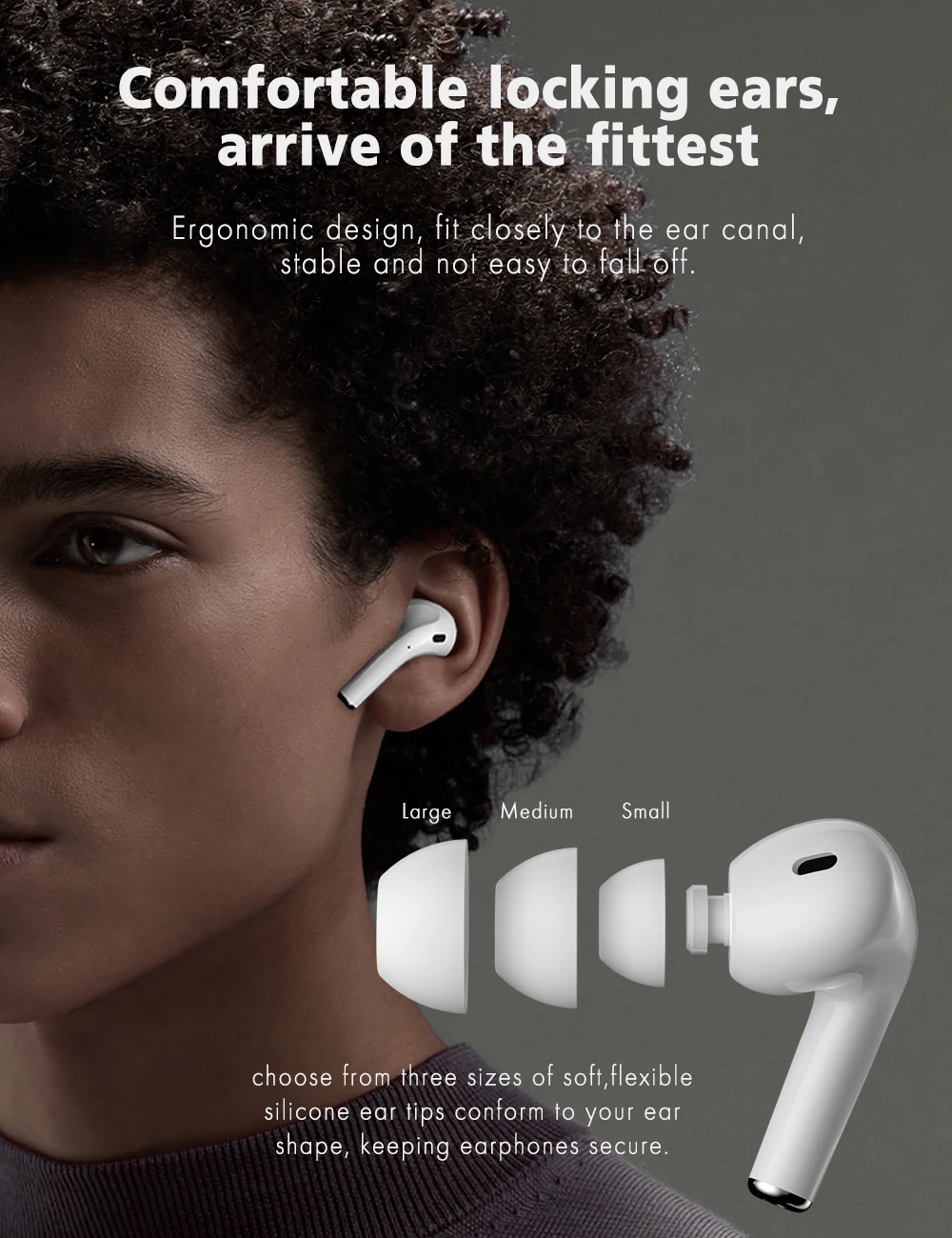 True Wireless Bluetooth 5.0 Earphone In-ear Stereo Earbuds For All Smart Phone Air Pro 3 TWS Headphones - ANKUX.COM