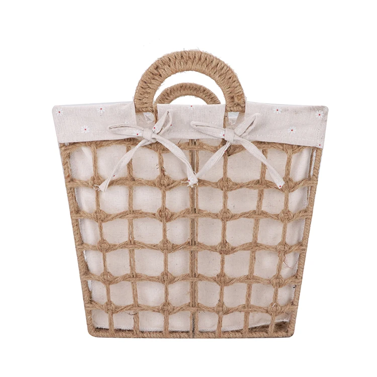 New Picnic Wicker Baskets With Wheels For Kids Children Wire Storage Basket Baby Home Rattan