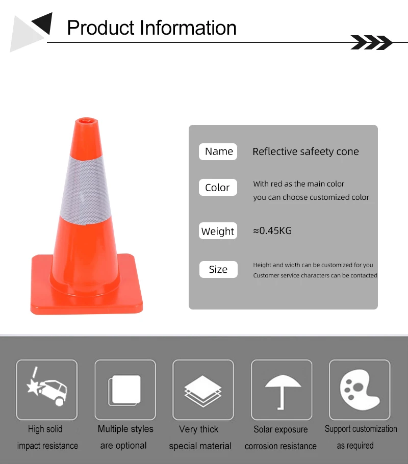 reflective safety cone-1