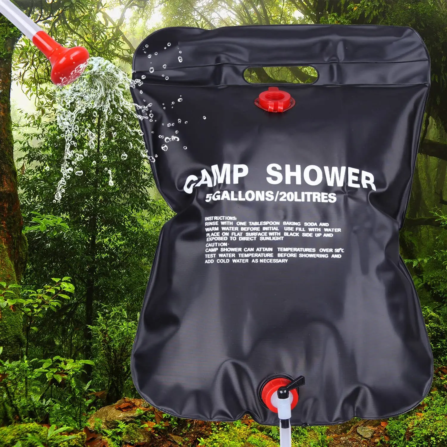 5 gallon camp shower