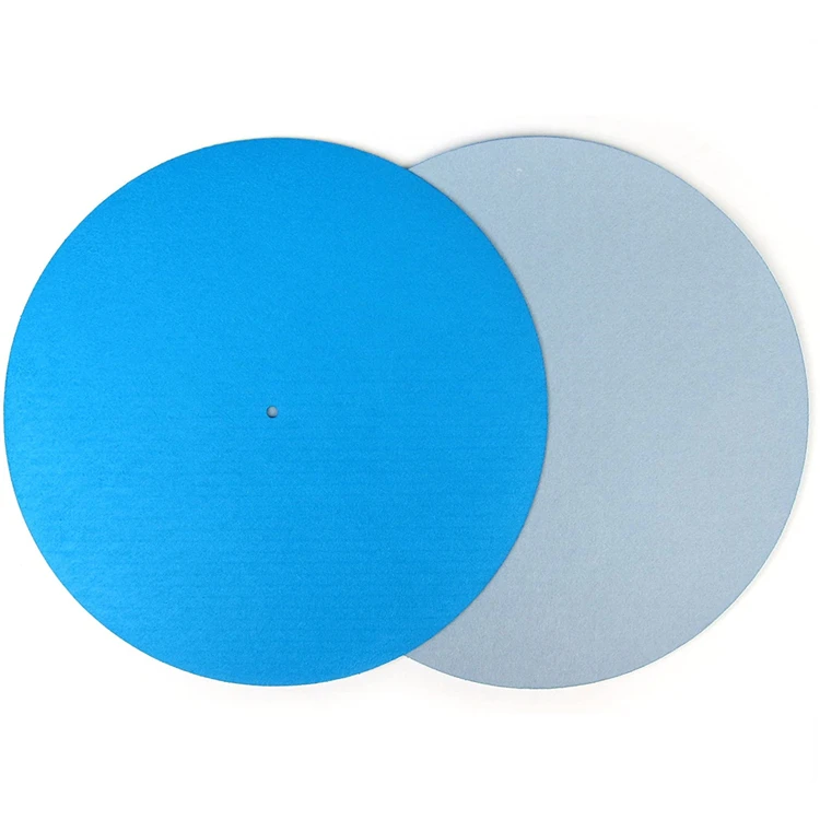 Wholesale Custom Printed Round Felt Turntable Slipmat For Vinyl Record