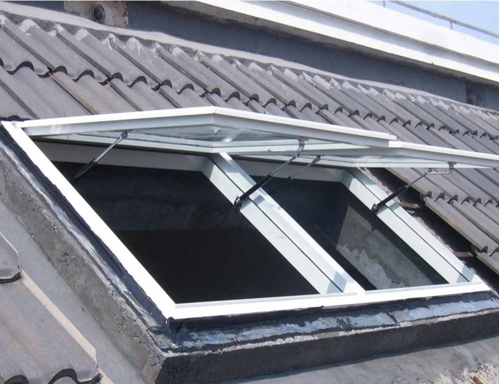 铝合金型材防水手动固定车顶天窗窗