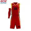 Wholesale custom design mesh basketball shirt uniform dri fit sublimation personalized colleague basketball jerseys