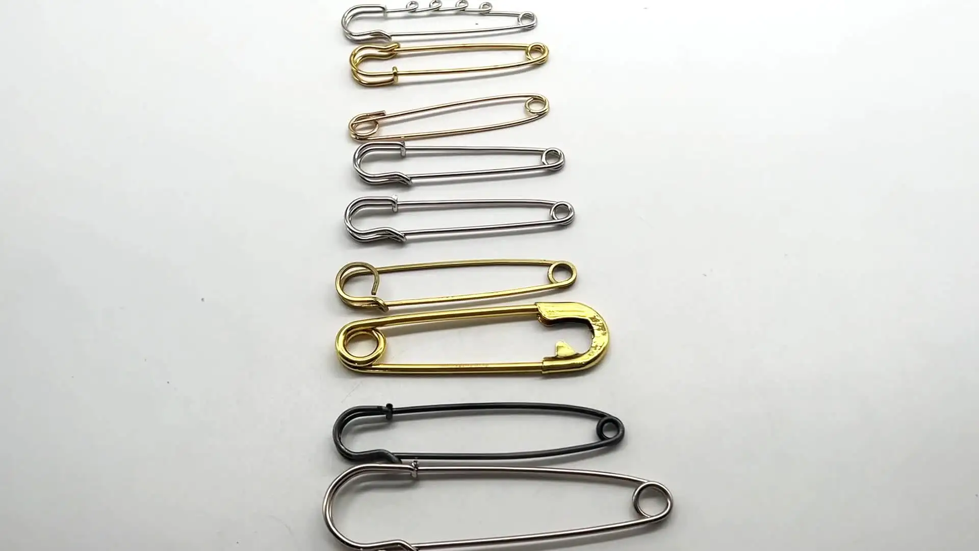 不锈钢重型巨型毛衣安全别针胸针珠宝制作大型装饰金属衣服安全别针