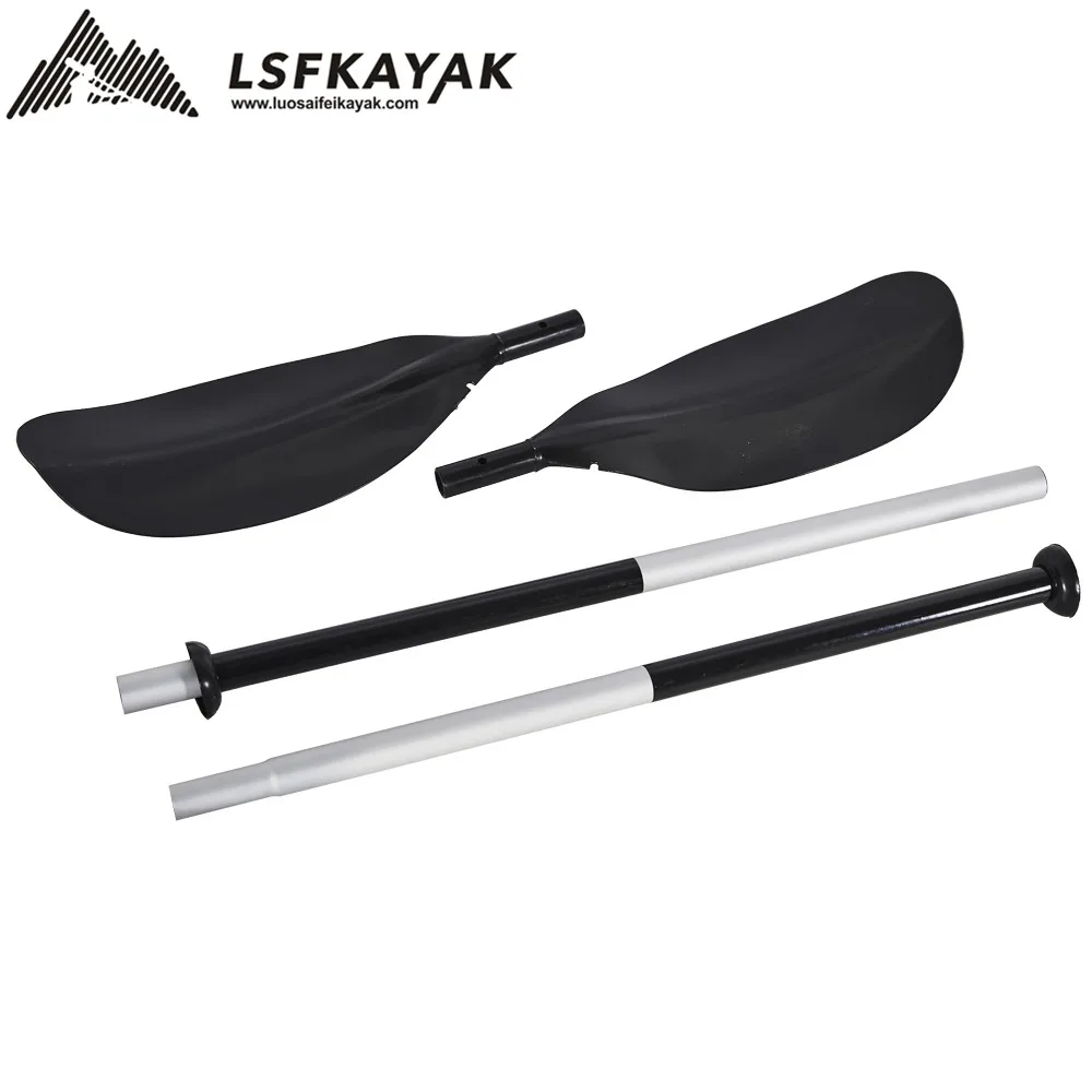 Lsf Colorful Kayak Paddle Aluminum Shaft+pp Blade Canoe Paddle Two Piece Combined Buy Plastic