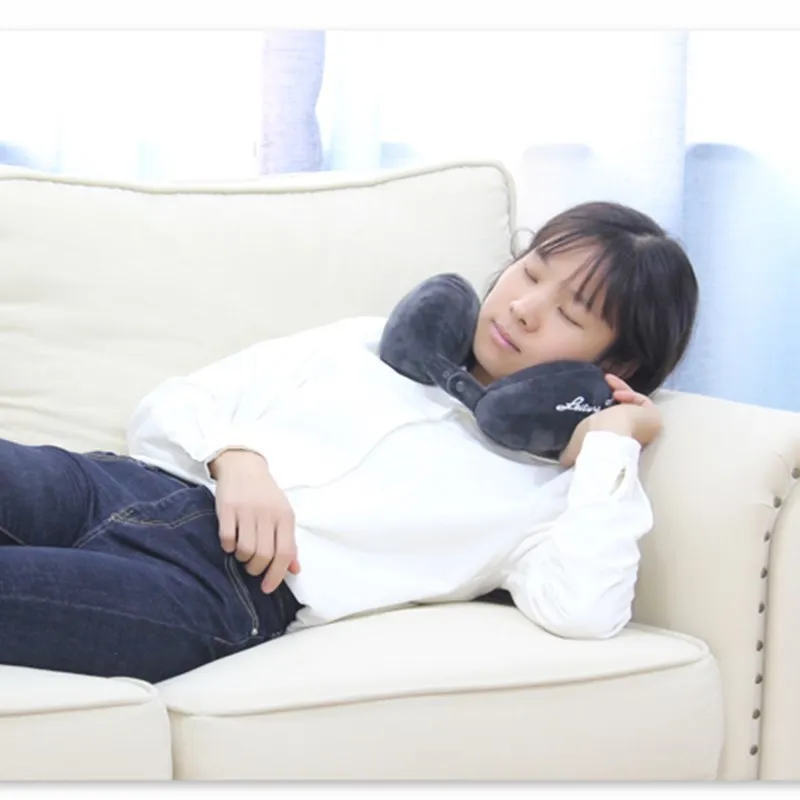 Airplane Support Travel Massage Pillows Comfortable Pillows Home Sleep Memory Foam Neck U-Shape Pillows