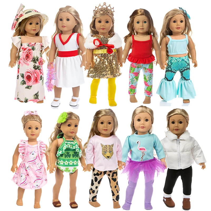 10 Piece Comfortable Custom Doll Clothes For 45cm Baby Dolls,Doll ...