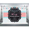5X7ft Burnouts or Bows Gender Reveal Photo Photography Backdrop for Gender Reveal Party Supplies