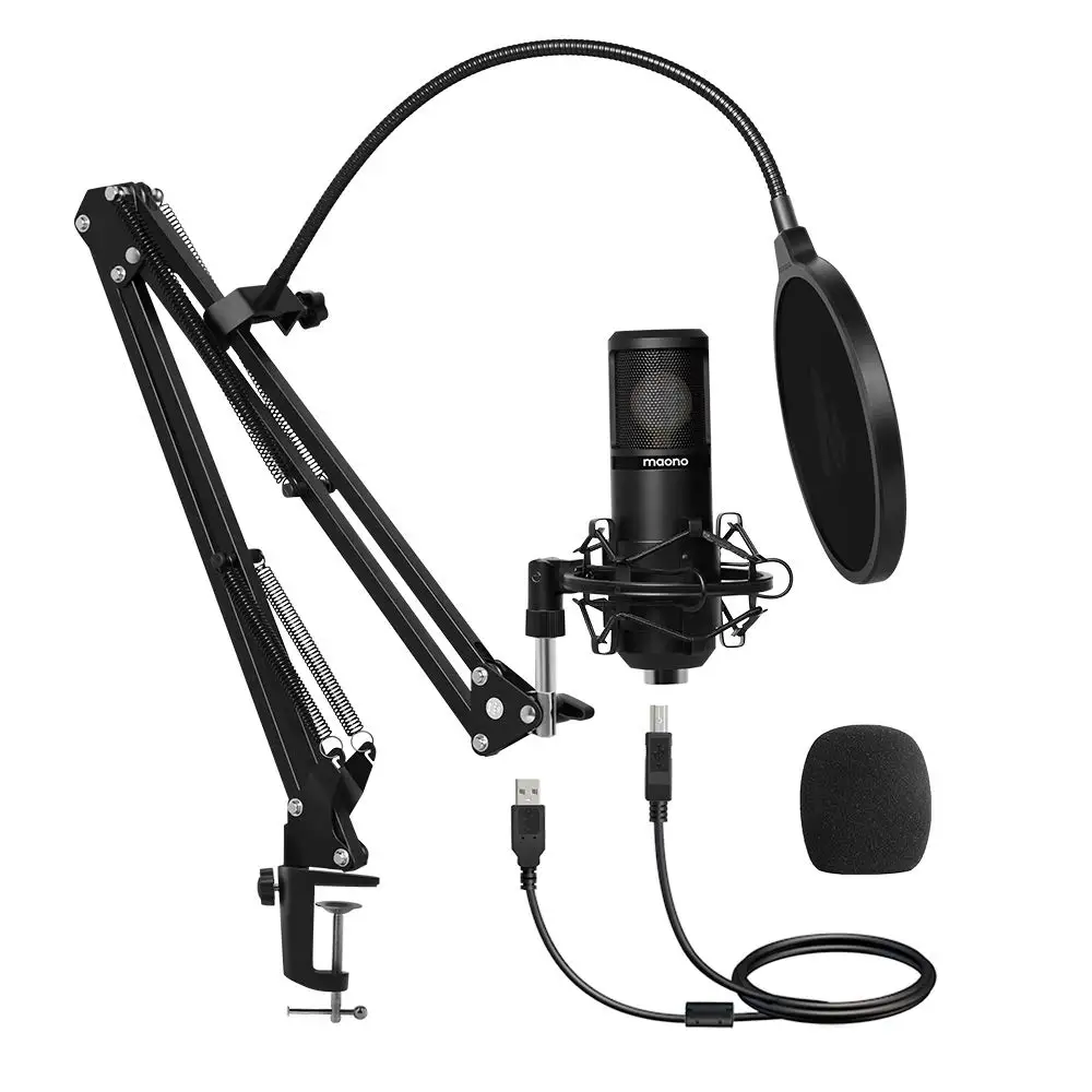 Maono Usb Microphone 25mm Large Capsule Microfone Cardioid Condenser ...