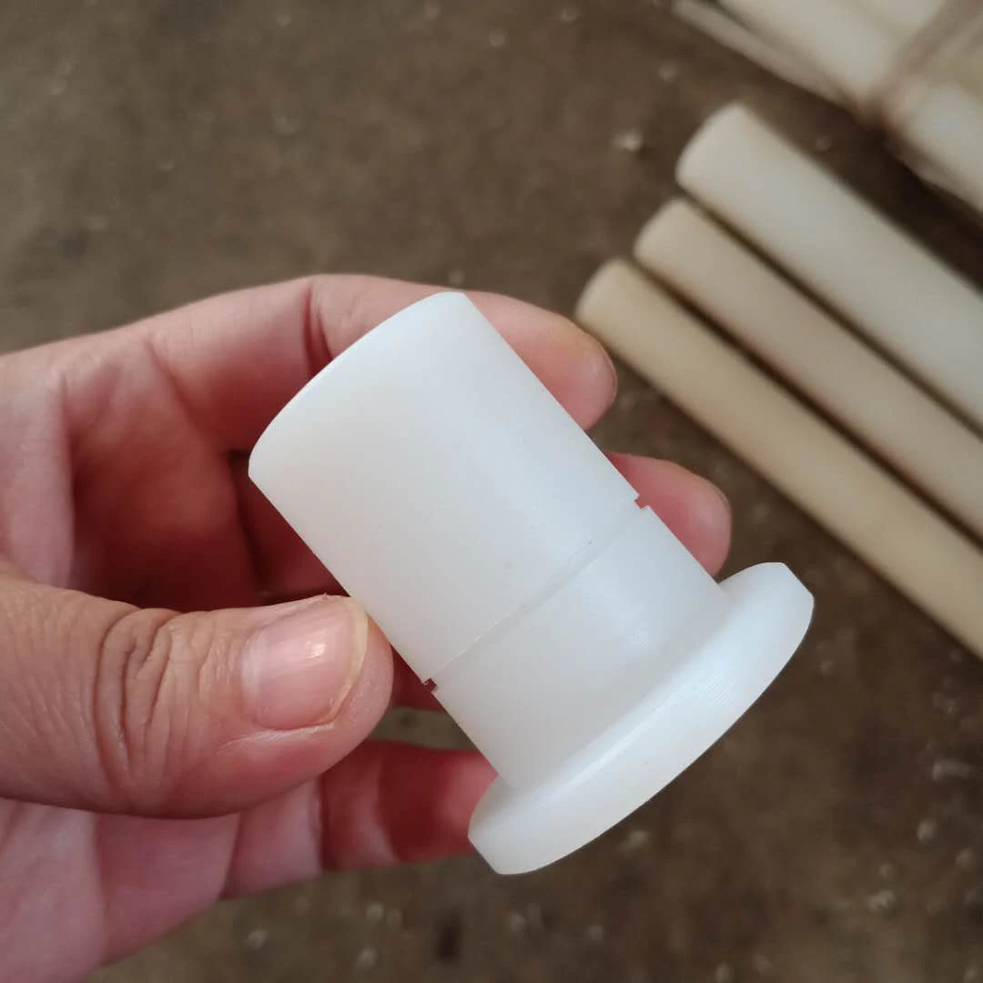 Flanged Plastic Bushing Plastic Bushing Flange Sleeve Pa6 Nylon Bushing