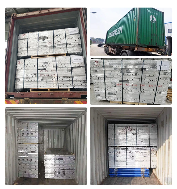 Climbing Aluminium Designed Profile Slab Edge Formwork System For Construction