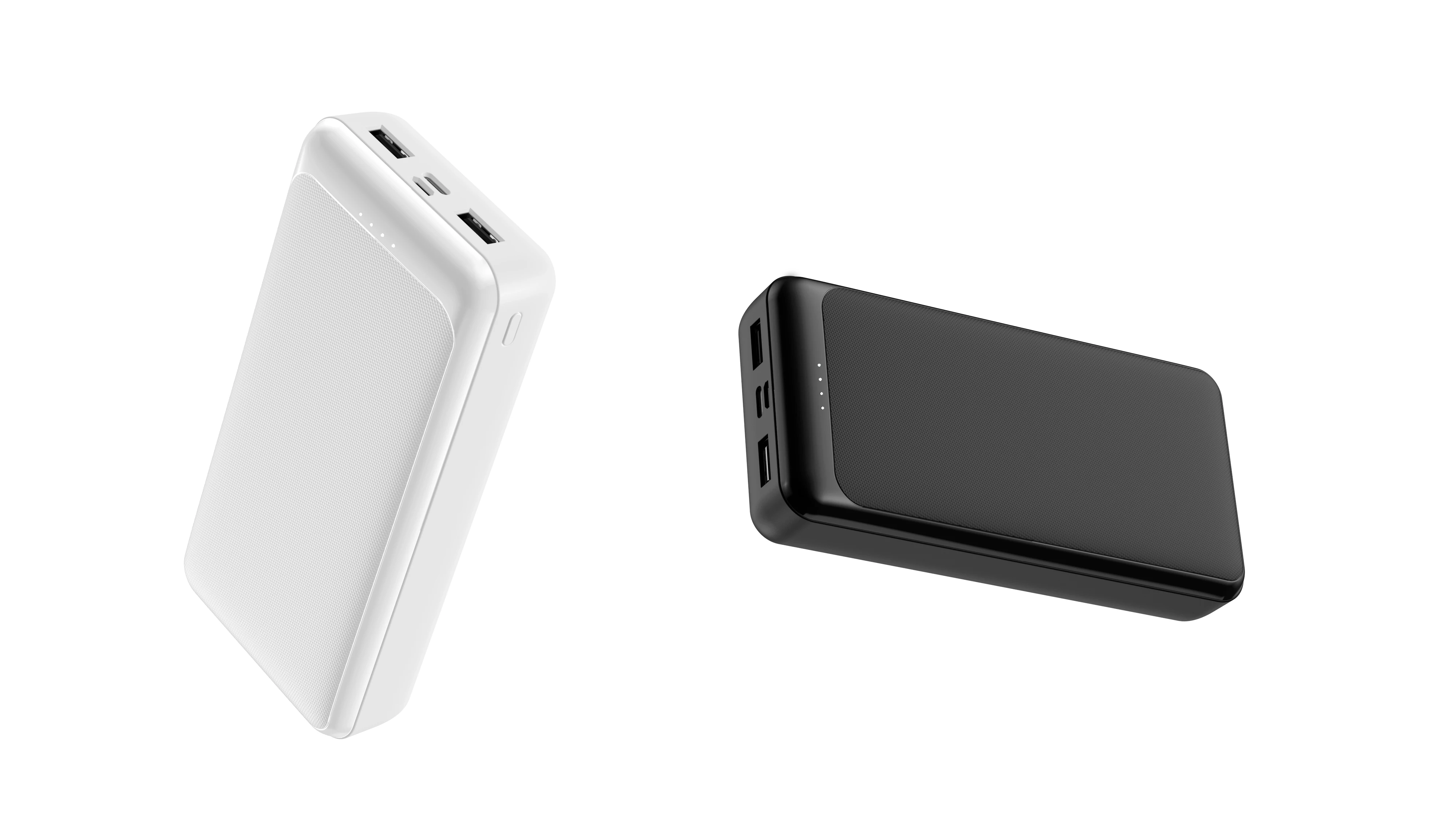 5000mah Portable Power Bank 10w Indicator 4 White Led Mini Abs Charging