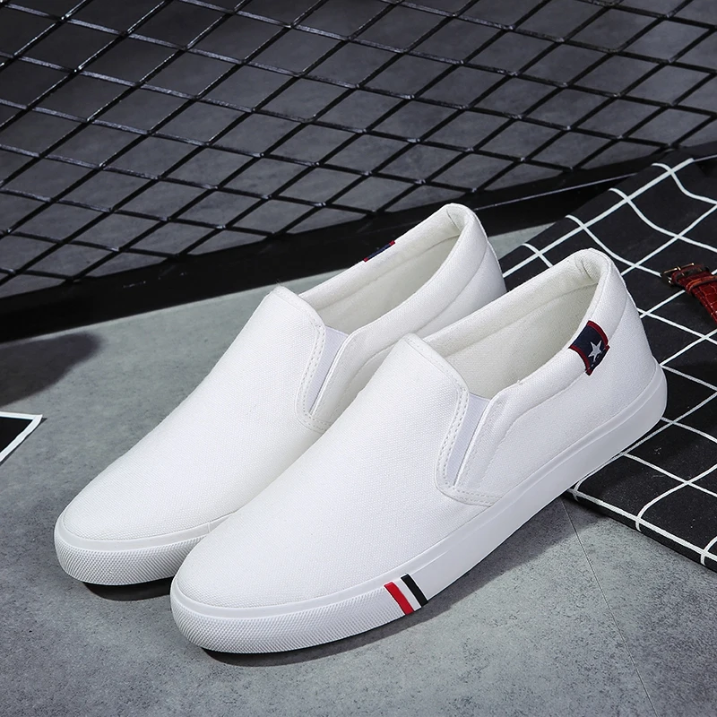 Wholesale Cheap Slip-on Casual Skateboard Mens Canvas Shoes - Buy