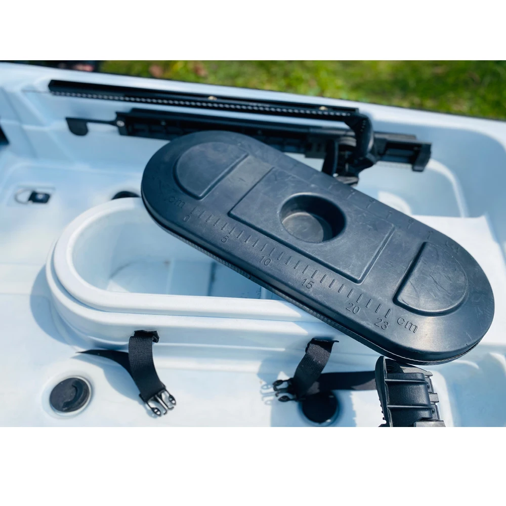 Rowing Rudder Waterplay Crafts Single Aluminum Seat Rudder Control Rowing Sea Boat ...