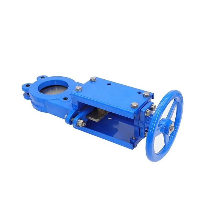 Cast Iron Rising Stem Knife Gate Valve with Electric/Pneumatic Drive