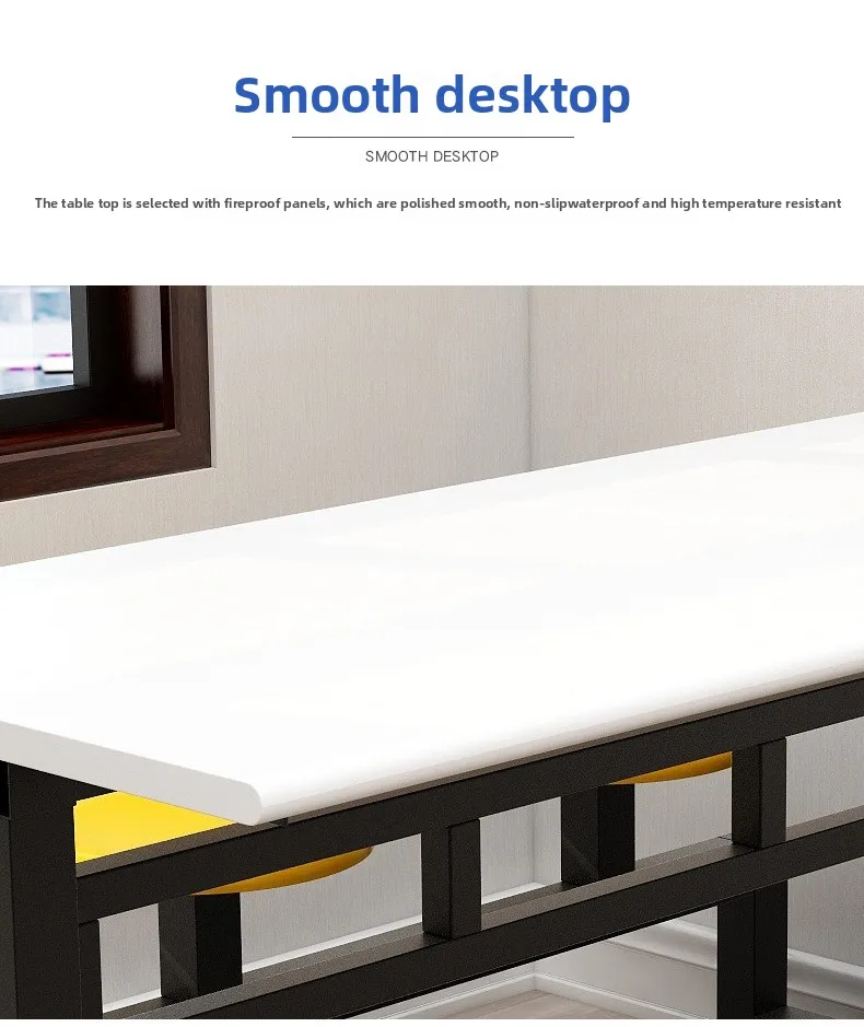 product modern square 4 6 person stainless steel foldable eco friendly school canteen dining table chairs set home hotel kitchen wood-9