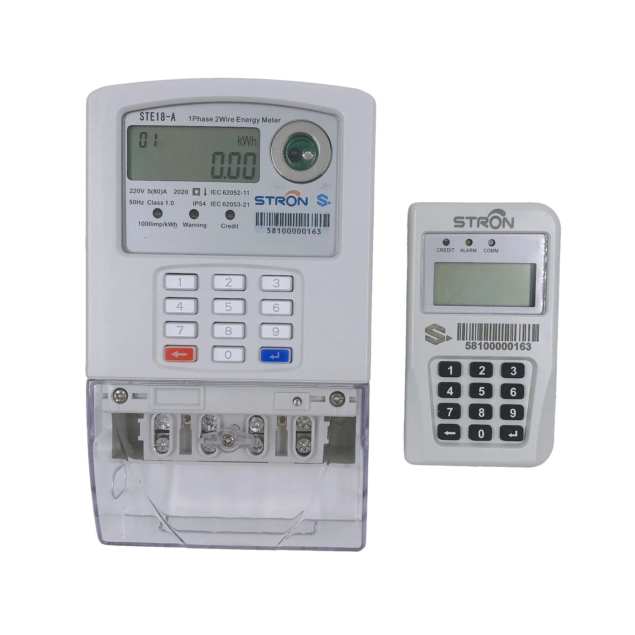 Mini-Grid/Microgrid Split keypad Single Phase STS Standard Prepayment Energy Meter With LORA-RF and TOU Tariff function - Famidy.com