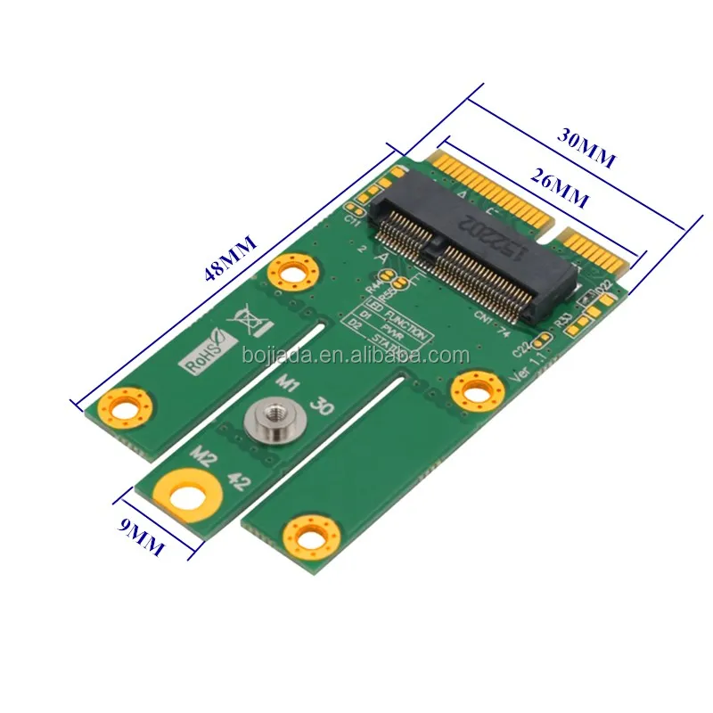 Mini PCI-E Mpcie Interface to NGFF M.2 Key A+E Slot
