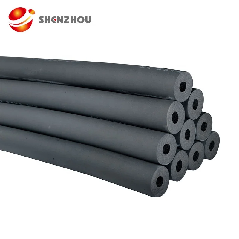 
rubber foam tubepipe heat insulation materials rubber foam insulation price water resistant materials round rubber foam 