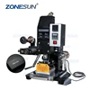 ZONESUN ZY-819k2 80*100mm Customized Round or Cap cosmetic bottle hot foil stamping embossing bronzing machine