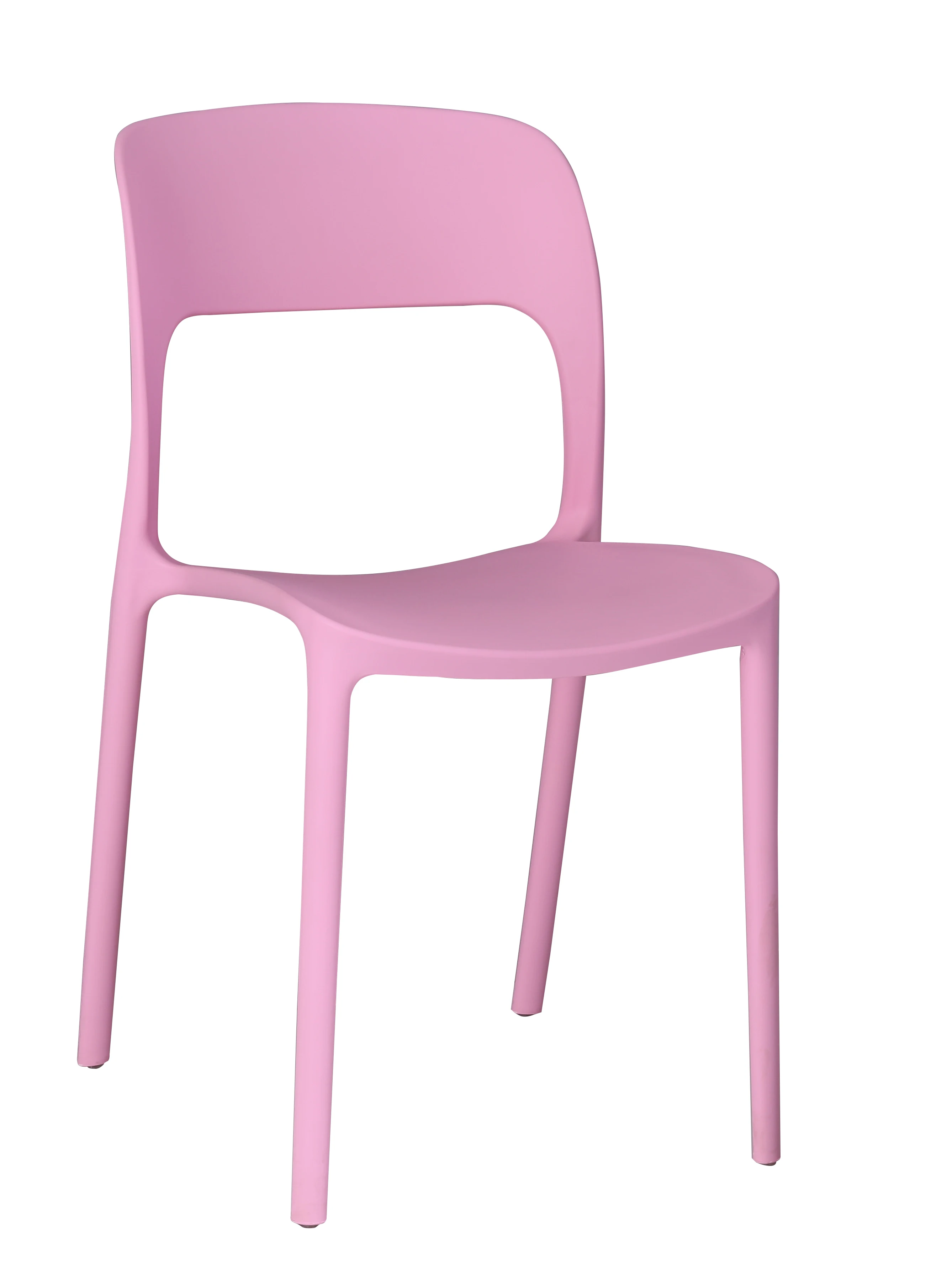 Modern Nordic Simple Style Plastic Chair Stacking Garden Chair Colorful