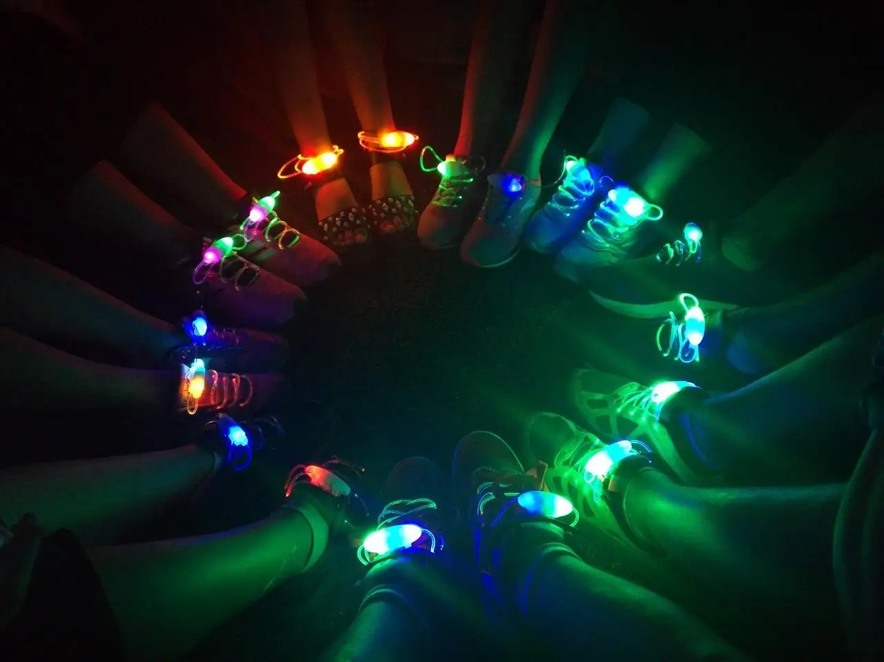 Color Changing Running Fashion Waterproof Night Shoestrings Led Glow Shoelace Buy Colorful Led