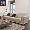 fabric metal large sectional designs 3 seater settee leather sofa set