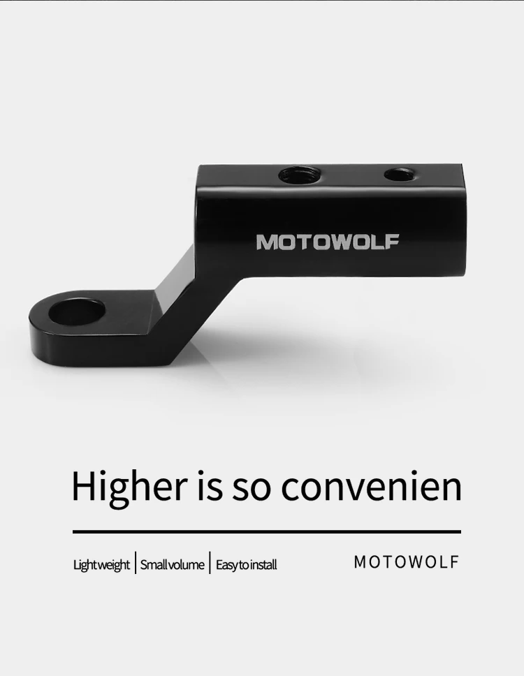 Aluminum Alloy Good Quality Motorcycle Multifunctional Rear Mirror