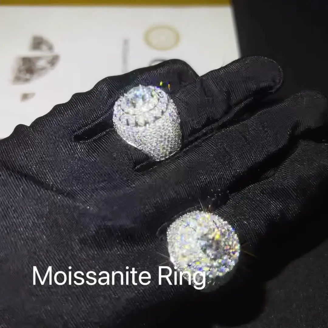 Bague Niglo Hérisson Gitan Acier Inoxydable Or Diamant Zircon