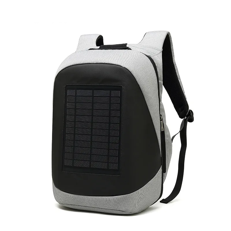 2020 new water proof usb charging multifunction bag solar battery power bank panel backpack battery solar panels backpack