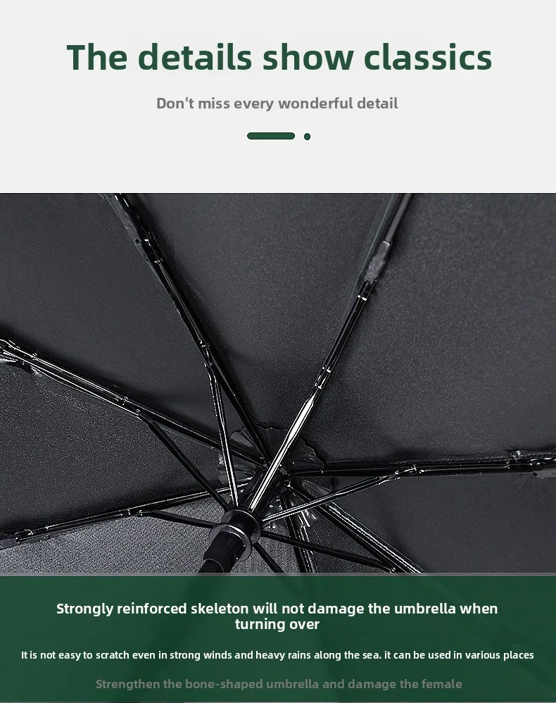 Wholesale Rain Shine Fully Automatic Large Size Umbrella Customizable Advertising 8K Modern Daisy Sun Protection Sunshade Travel