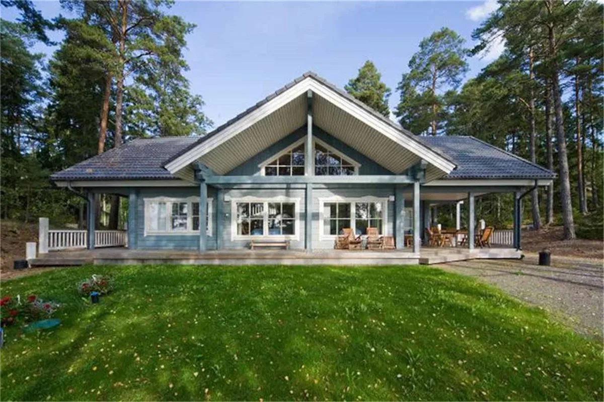 Wooden Garden House Wood Prefabricated Woodhouse Living Log House For