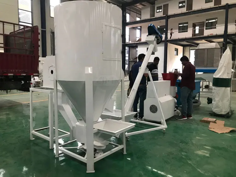 Animal Feed Mill Mixer Price Good Poultry Chicken Feed Mixer Grinder