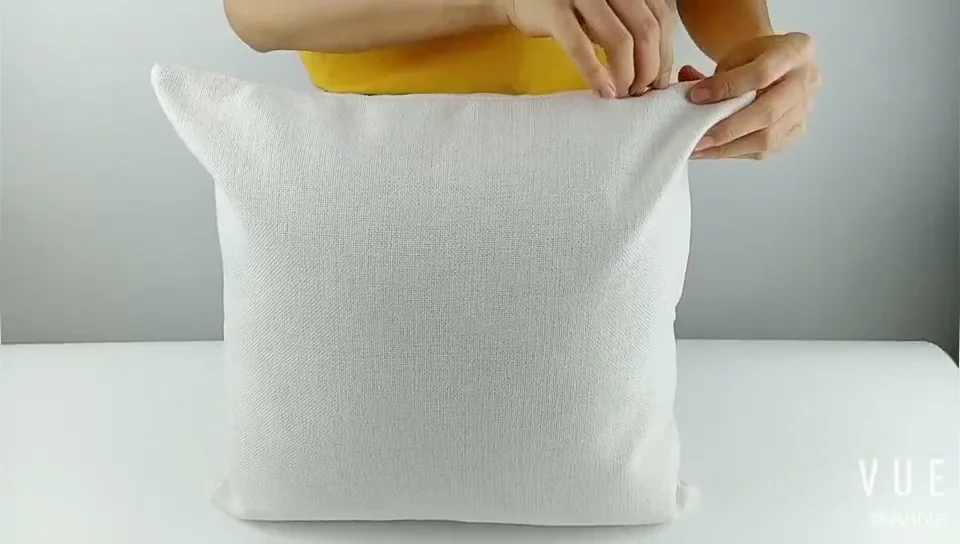 Custom Printable Sublimation Linen Pillow Covers 16*16inch Buy Cushion Cover Blanks