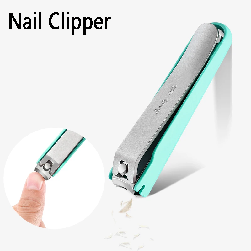 product factory direct supply stainless steel nail clipper manicure tool sharp nail cutter-1