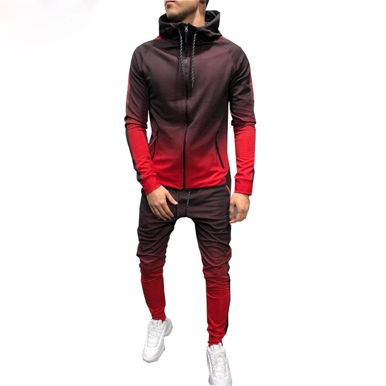 Wholesale Products Sport Wear Slim Fit Reflective Color Block Men Track ...