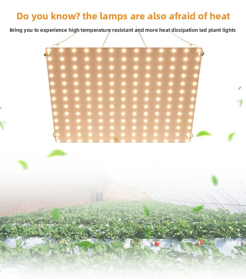 product led plant light indoor ultra thin full spectrum plant growth light greenhouse seedling quantum plate plant light298-2