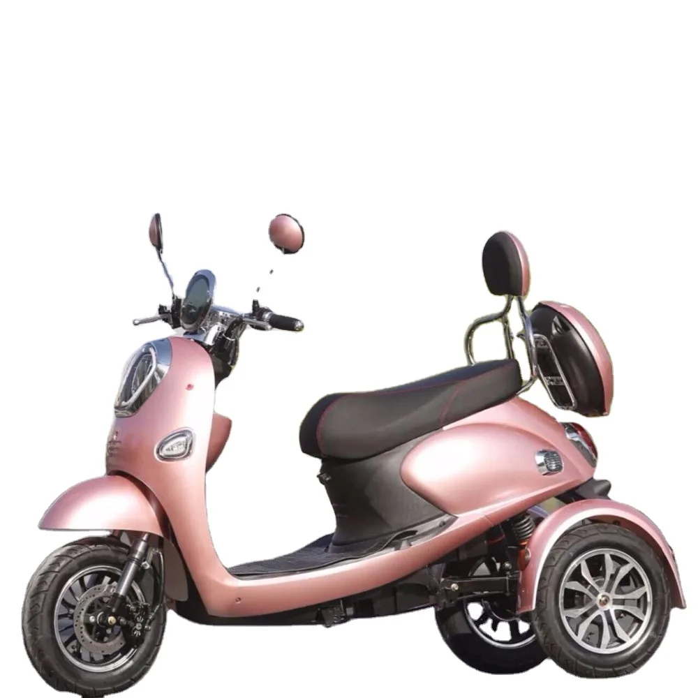 时尚和自由式设计 3 轮电动三轮车电子滑板车,成人 2 座电动三轮车